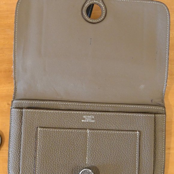 HERMES Dogon Duo Etope Leather Wallet Set - 2009 - Picture 4 of 8